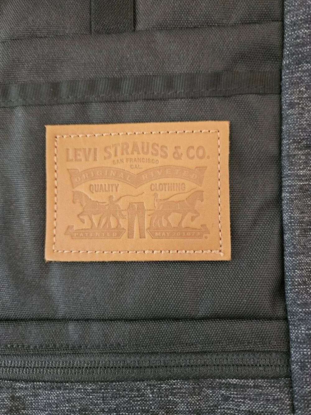 NWT Levi's Commuter Flap Over Waterproof Cycling Backpack Laptop Bag Cordura